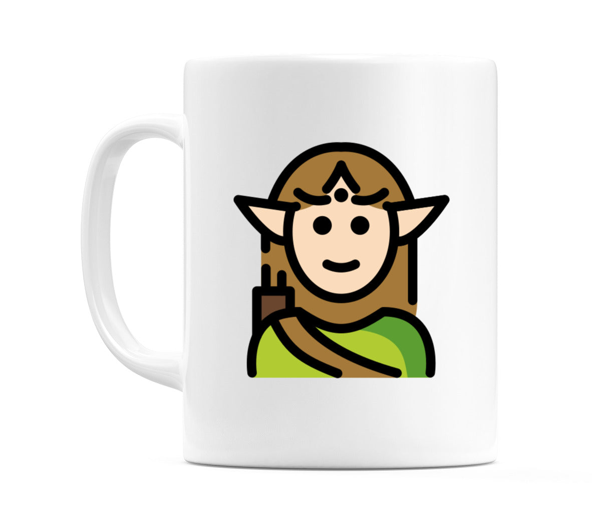 Elf: Light Skin Tone Emoji Mug