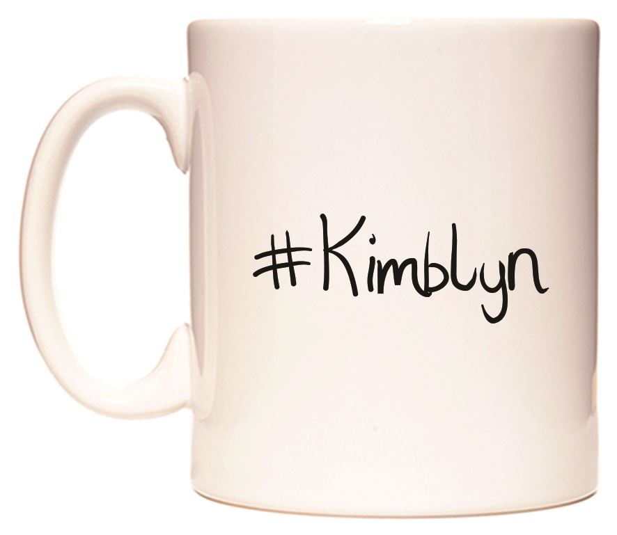 This mug features #Kimblyn
