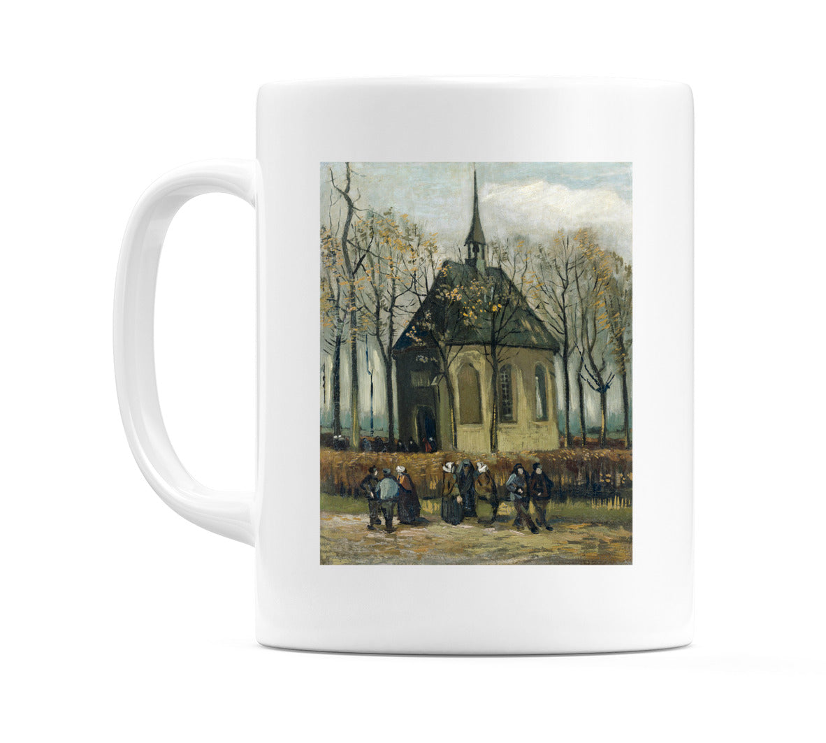 Congregation Leaving the Reformed Church in Nuenen (1884) Mug