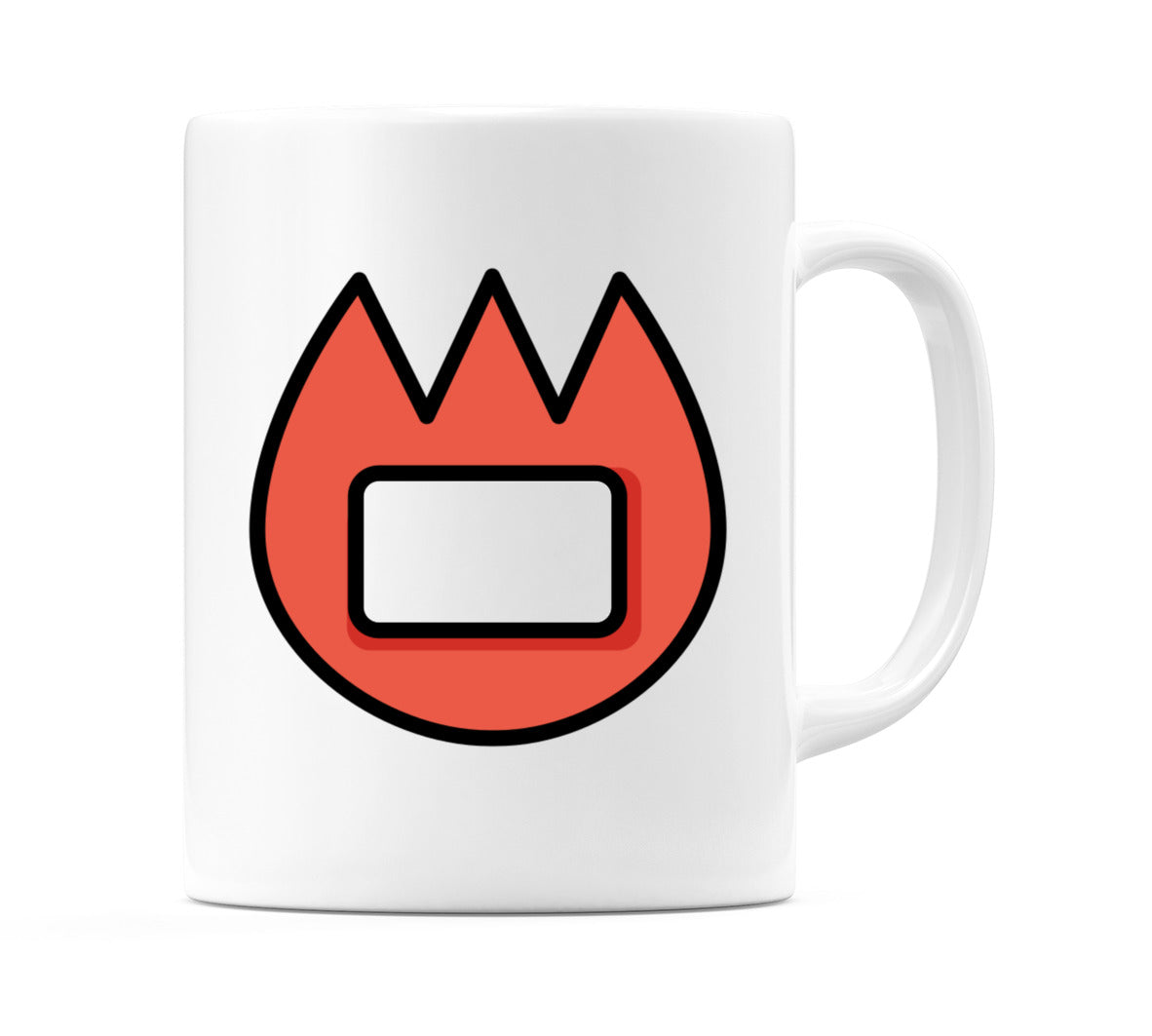 Name Badge Emoji Mug