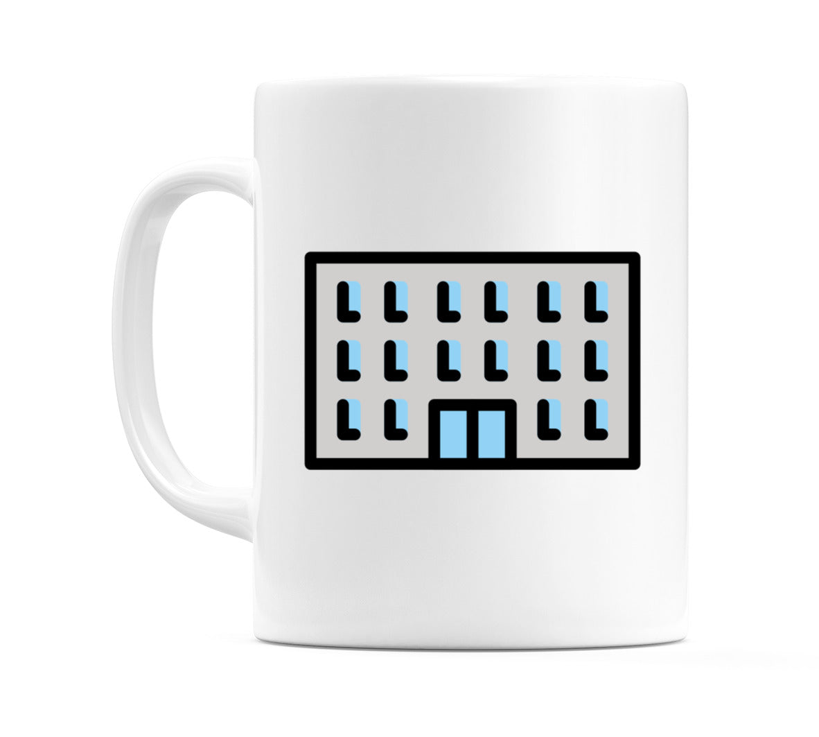 Office Building Emoji Mug