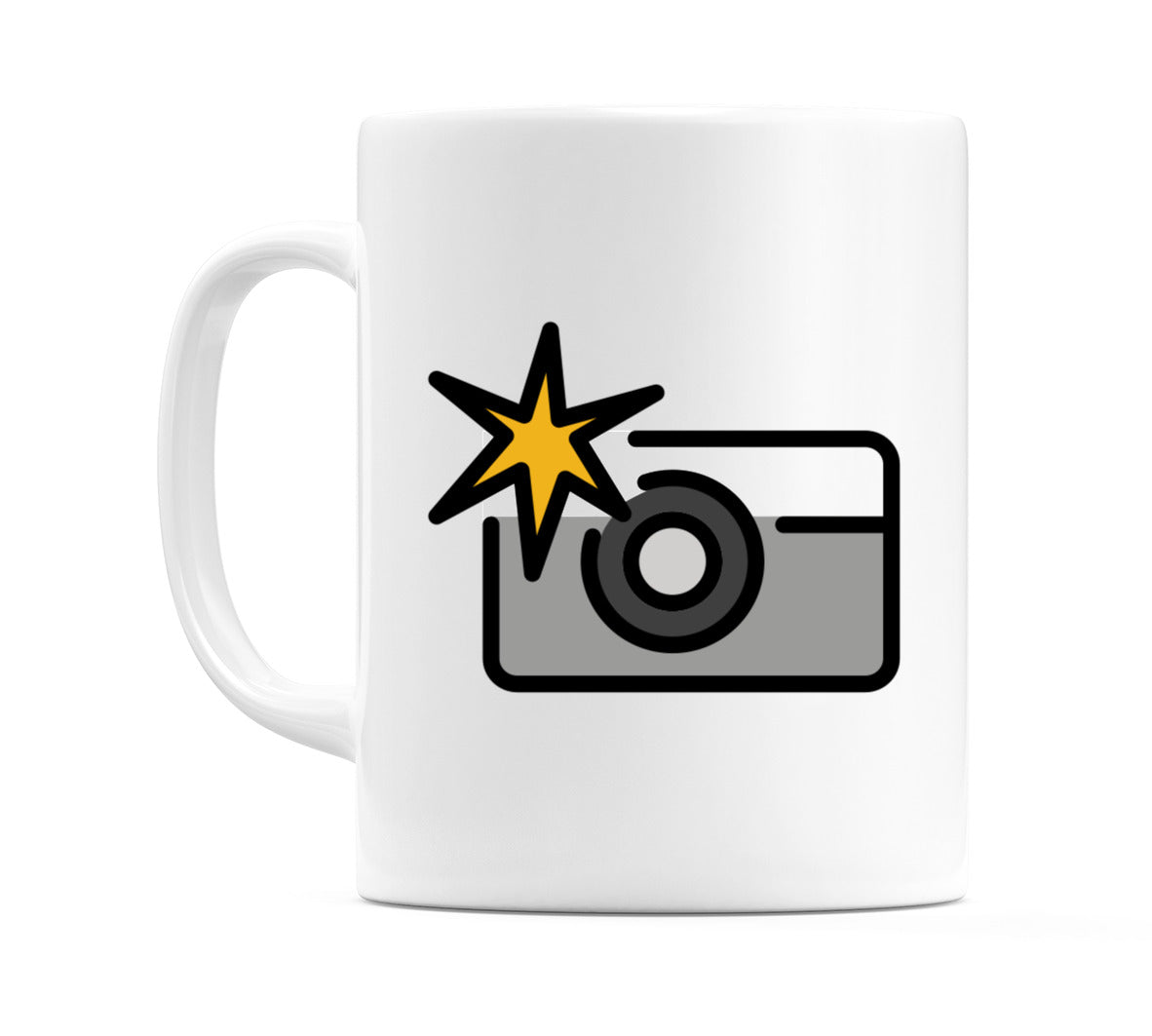 Camera With Flash Emoji Mug