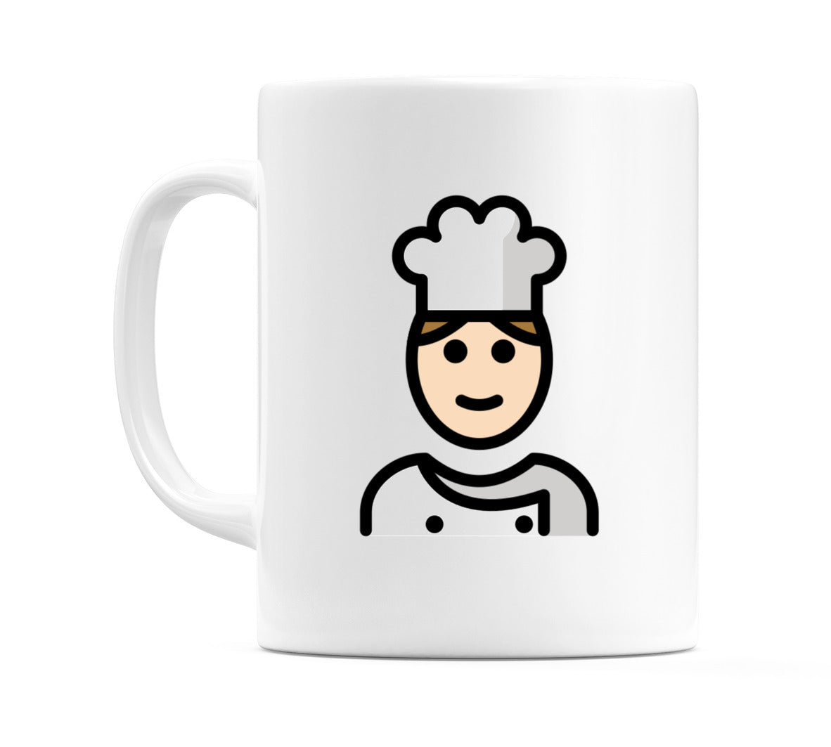 Male Cook: Light Skin Tone Emoji Mug