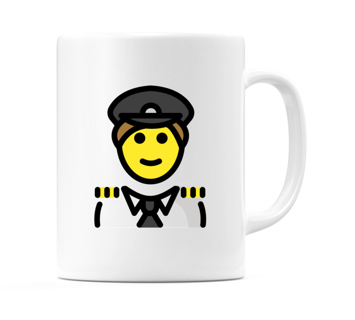 Male Pilot Emoji Mug