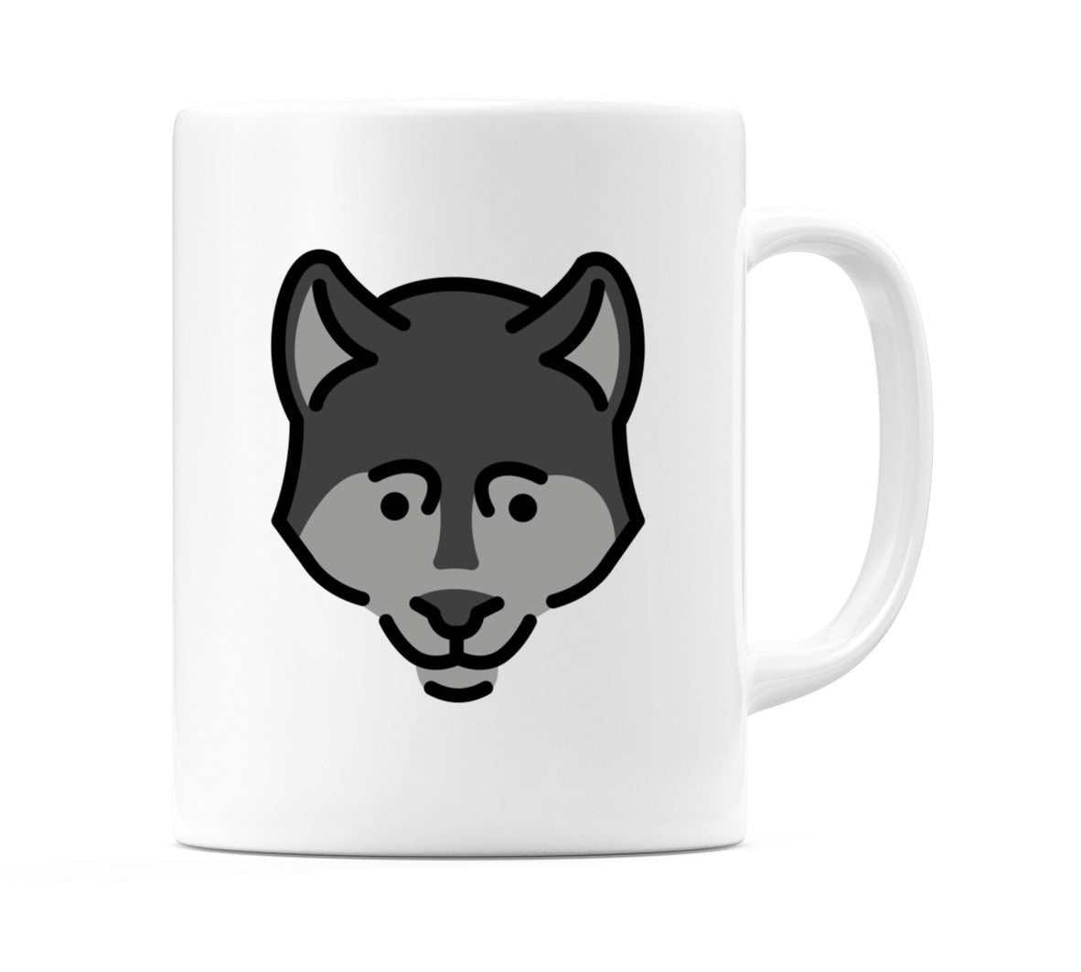 Wolf Emoji Mug