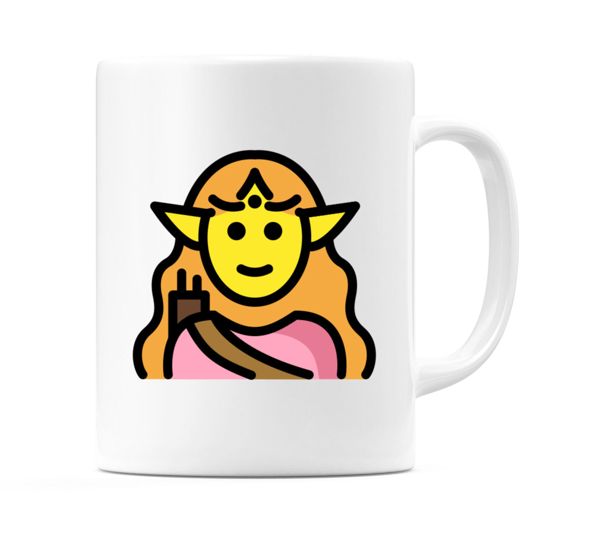 Female Elf Emoji Mug