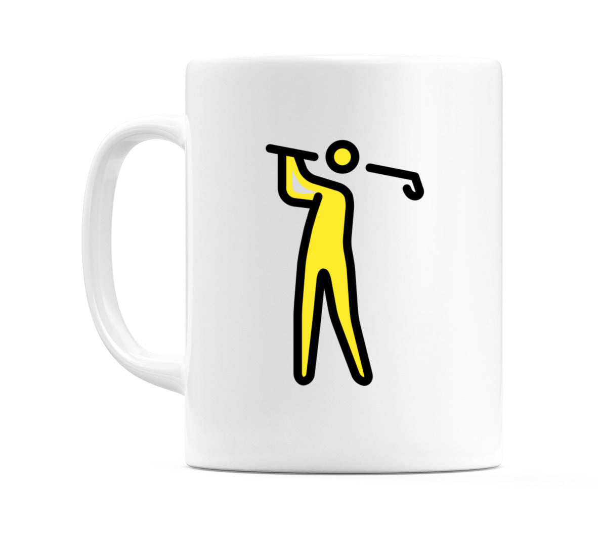 Male Golfing Emoji Mug