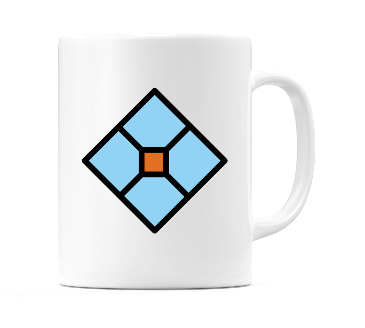 Diamond With A Dot Emoji Mug
