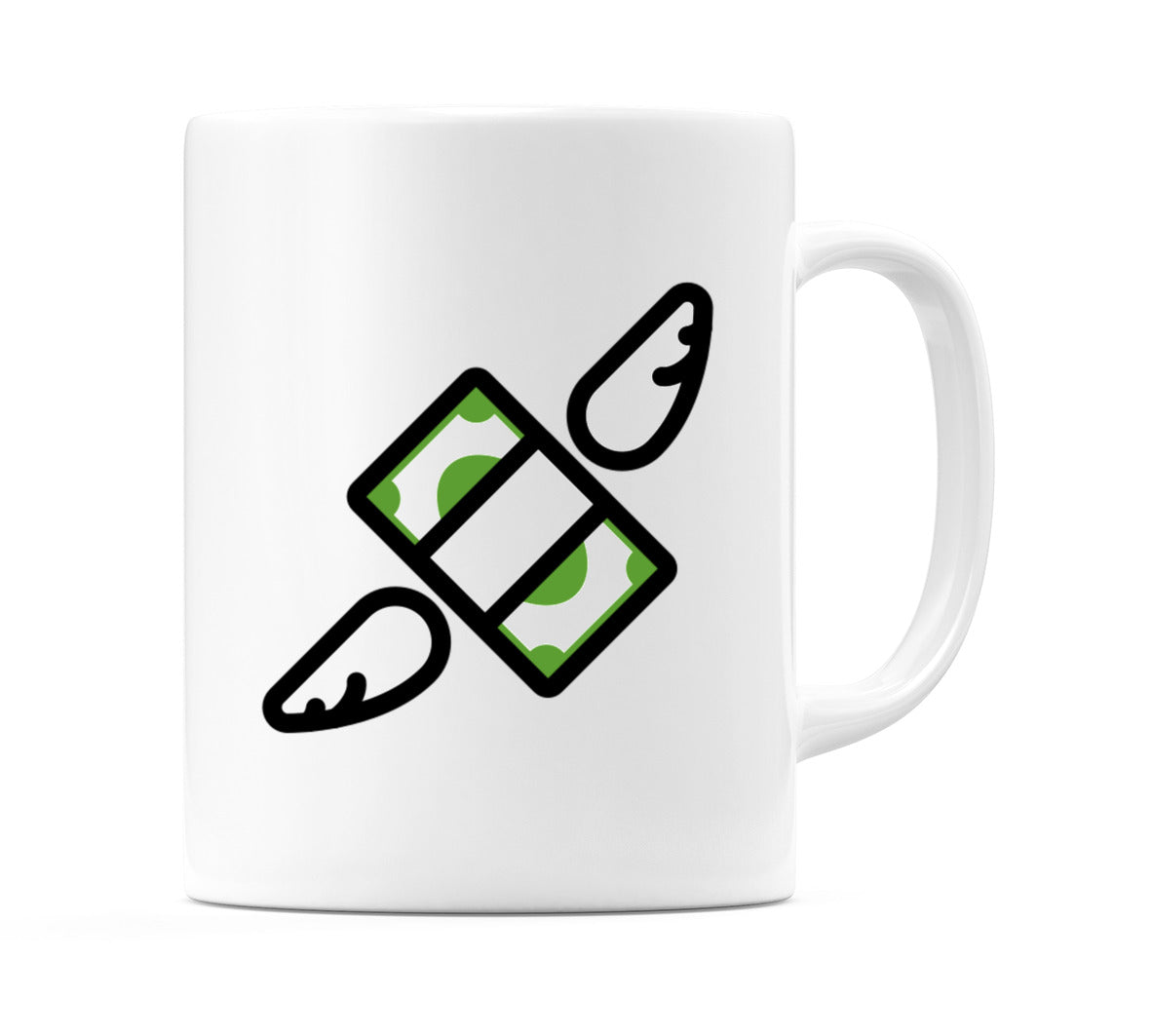 Money With Wings Emoji Mug