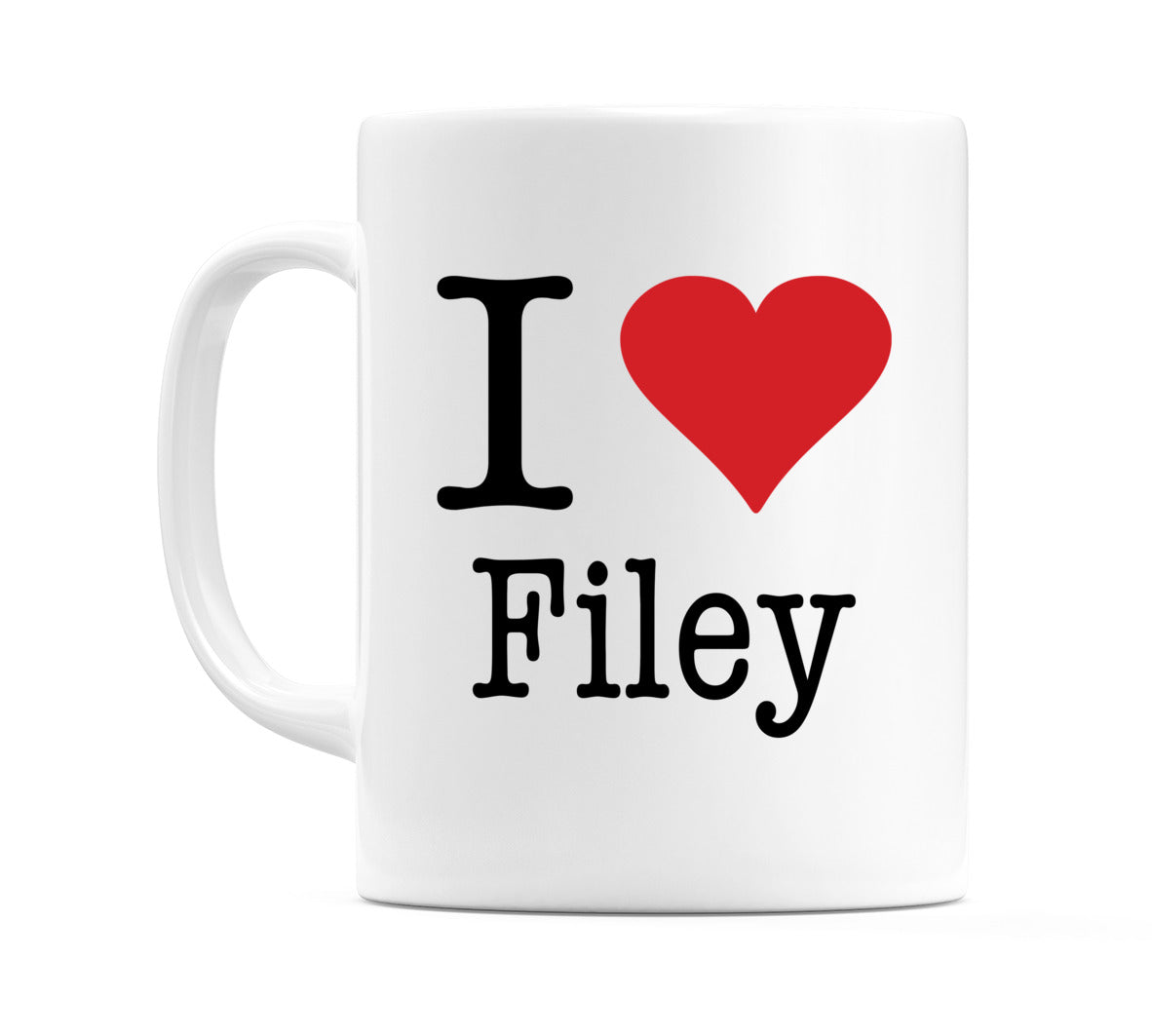 I Love Filey Mug