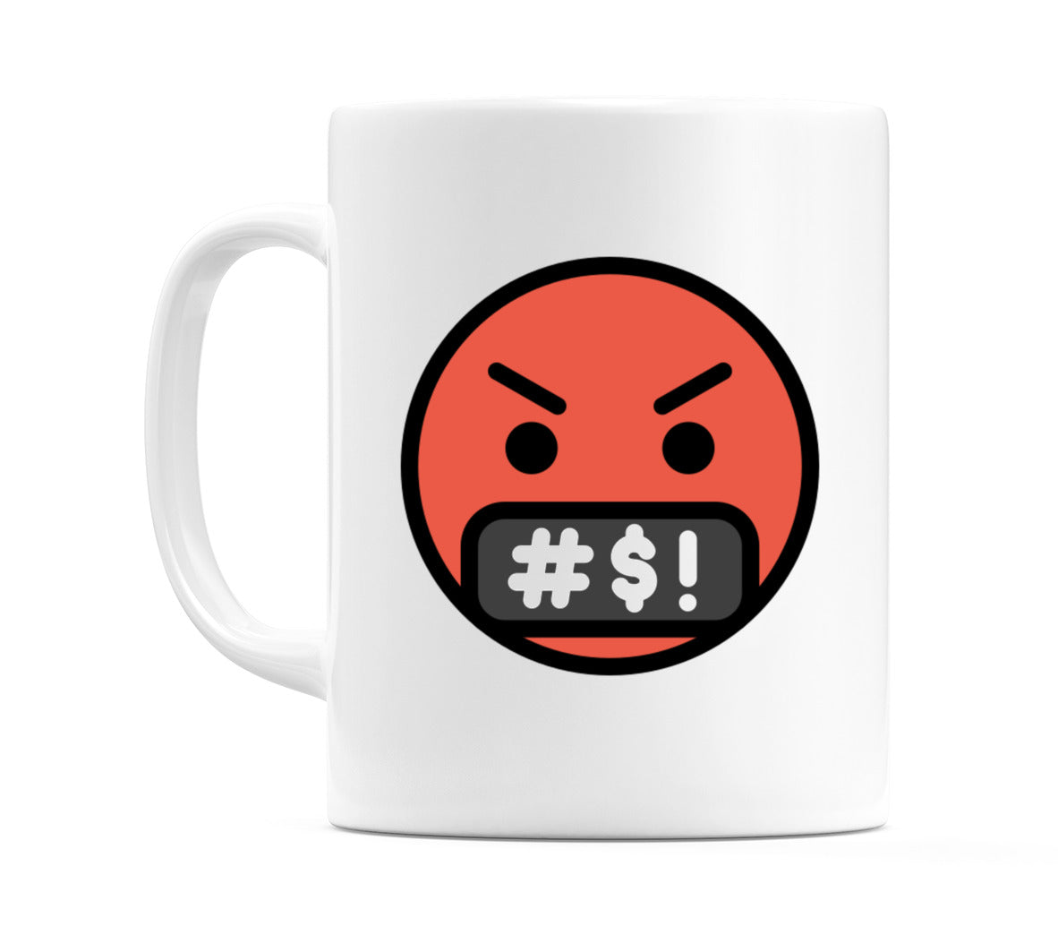Face With Symbols On Mouth Emoji Mug