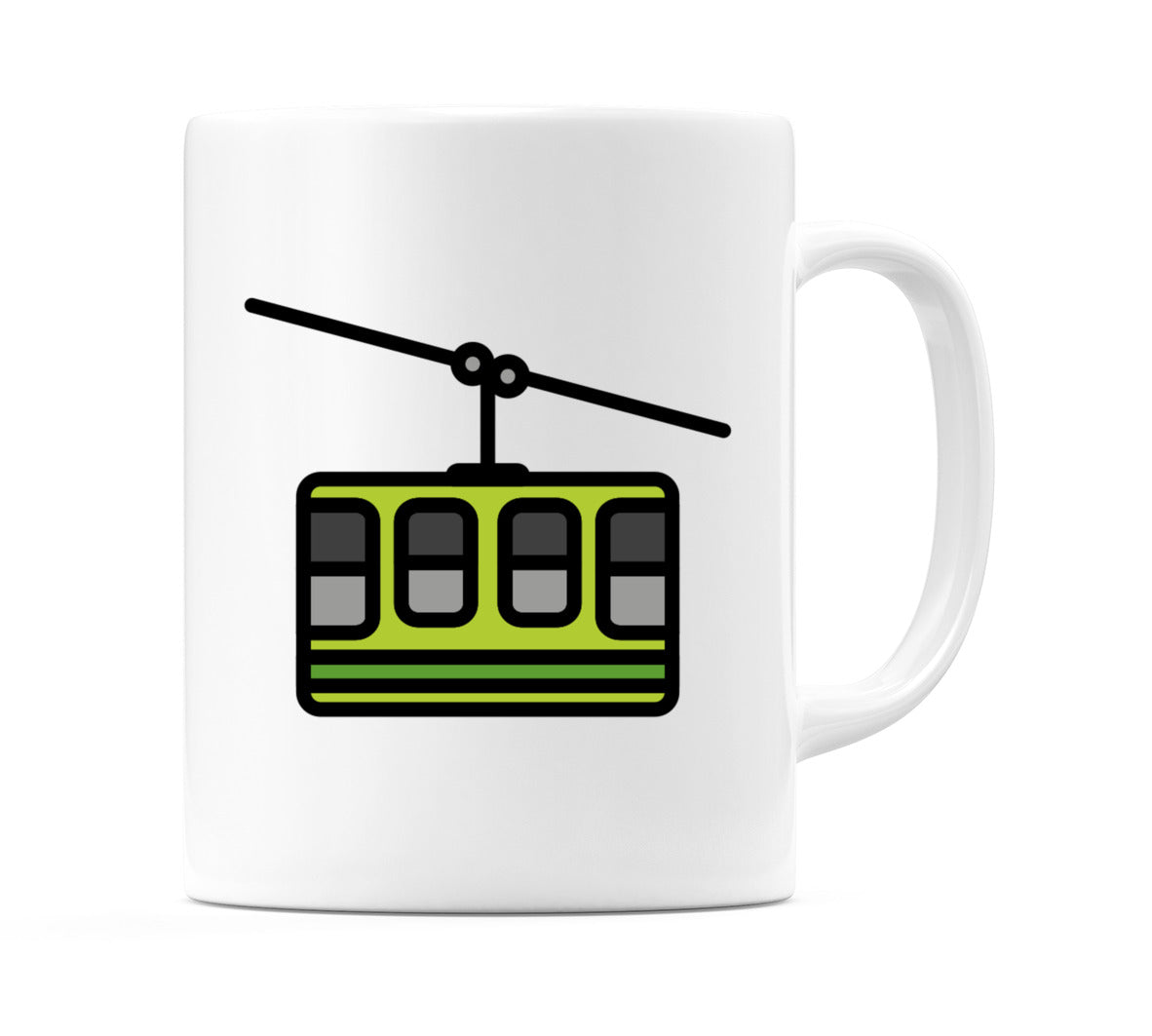 Mountain Cableway Emoji Mug