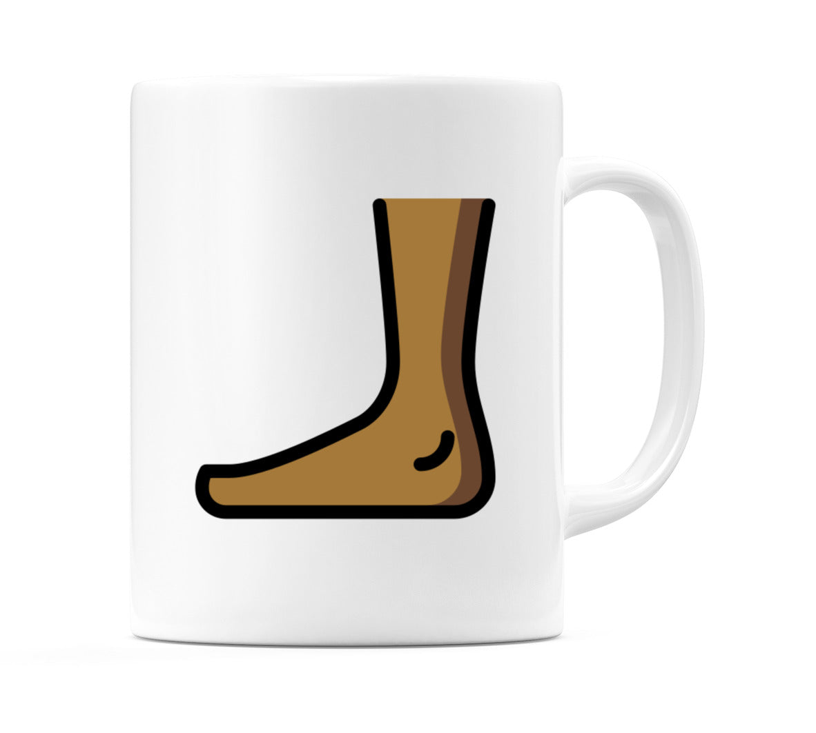 Foot: Medium-Dark Skin Tone Emoji Mug