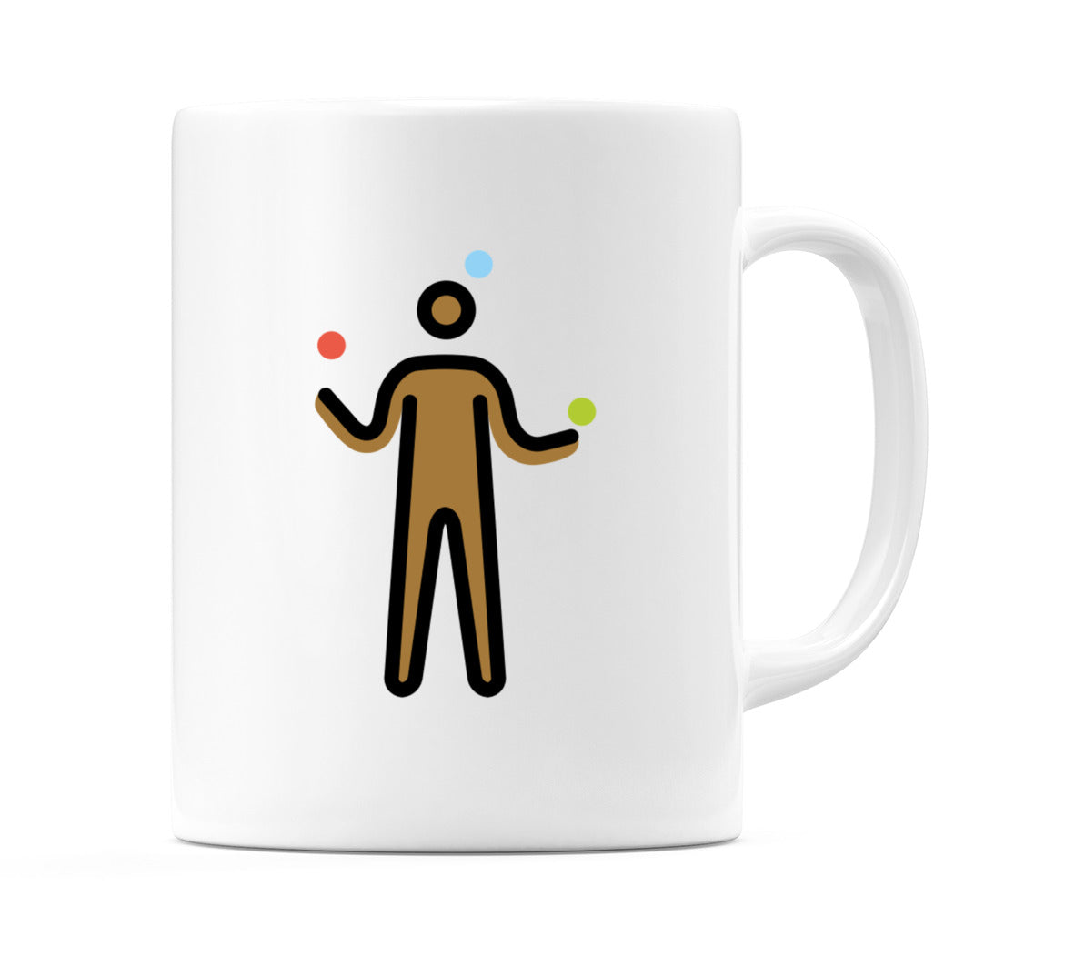 Male Juggling: Medium-Dark Skin Tone Emoji Mug
