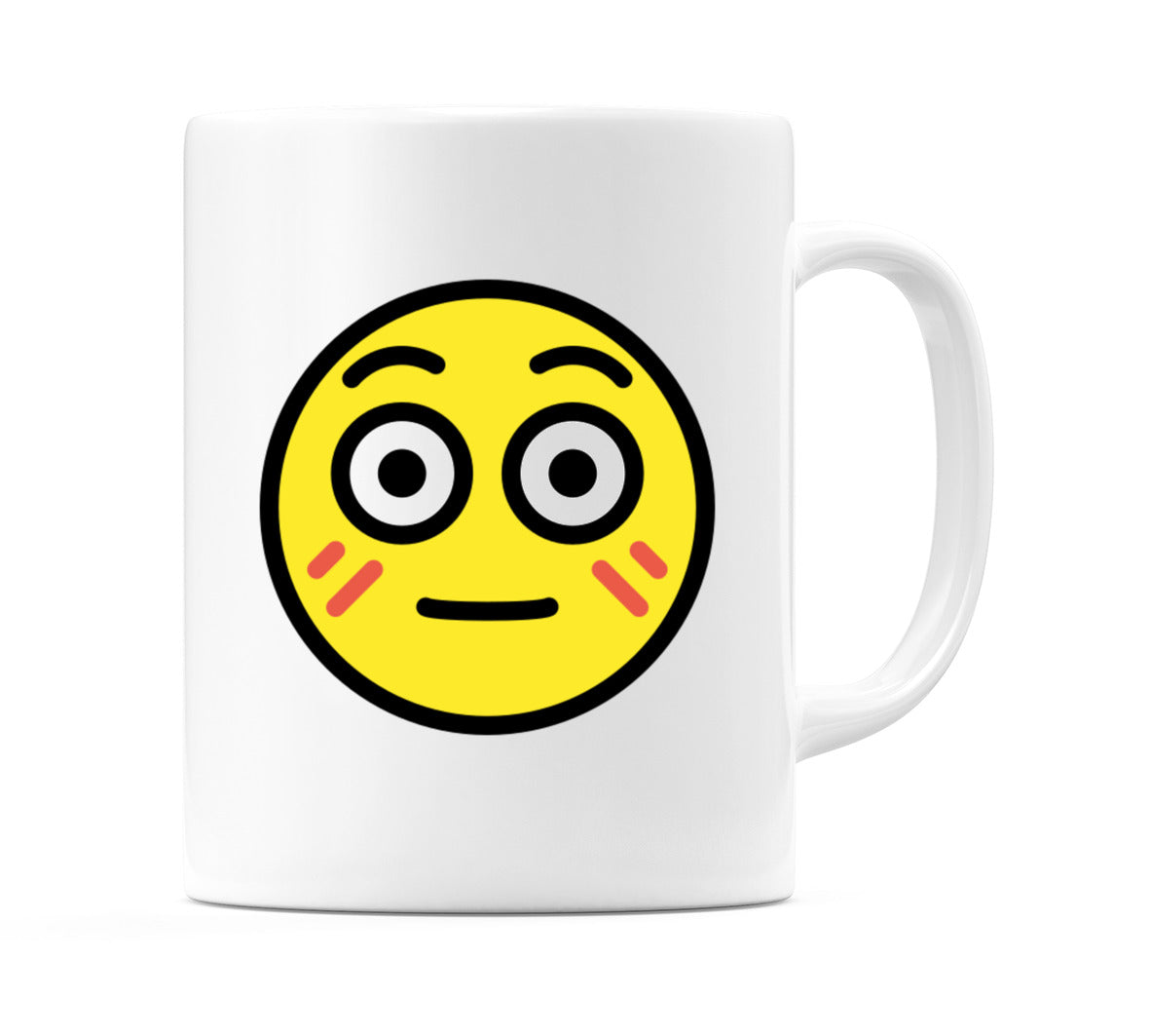 Flushed Face Emoji Mug