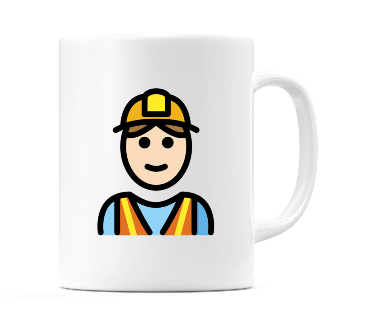 Construction Worker: Light Skin Tone Emoji Mug