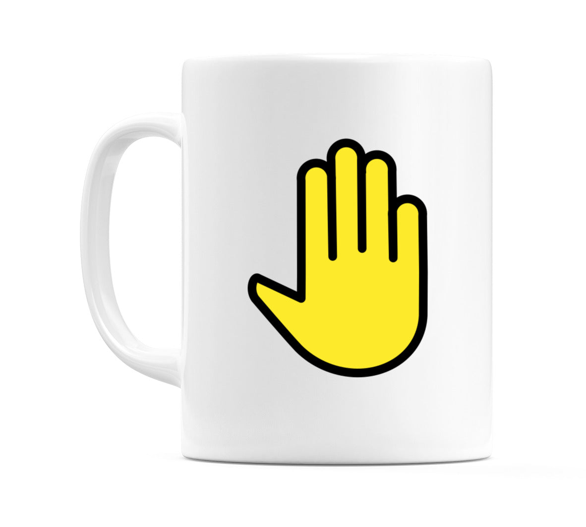 Raised Back Of Hand Emoji Mug