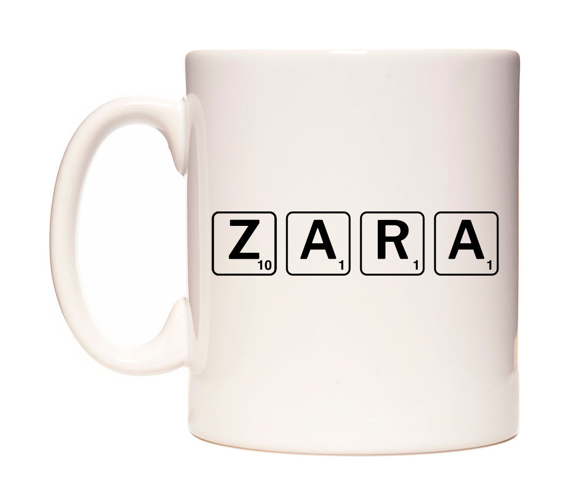 Zara - Scrabble Themed Mug