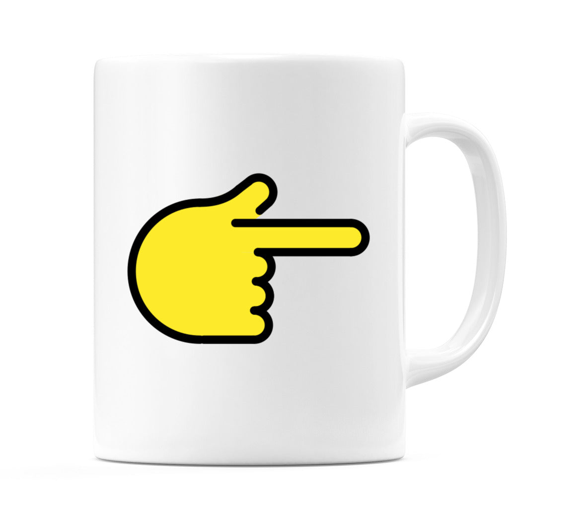Backhand Index Pointing Right Emoji Mug