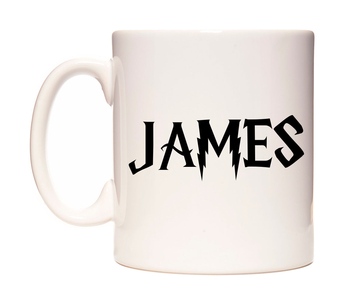 James - Wizard Themed Mug