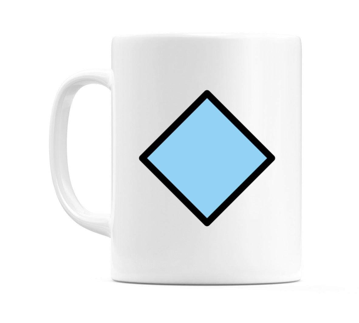 Small Blue Diamond Emoji Mug
