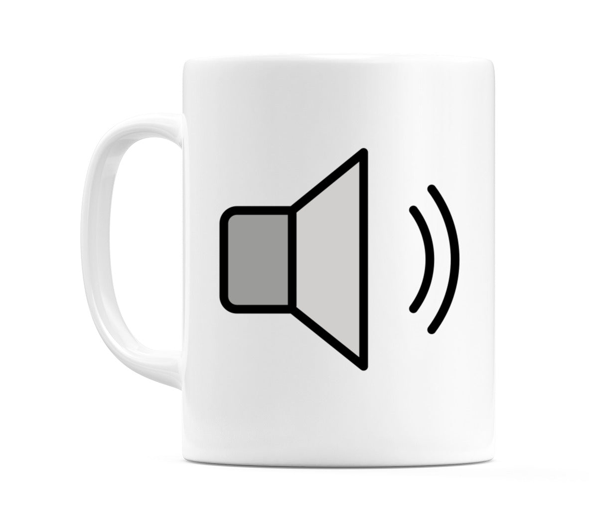 Speaker Medium Volume Emoji Mug