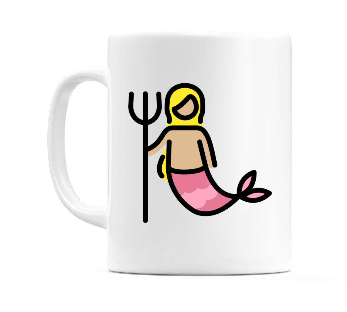 Mermaid: Medium-Light Skin Tone Emoji Mug