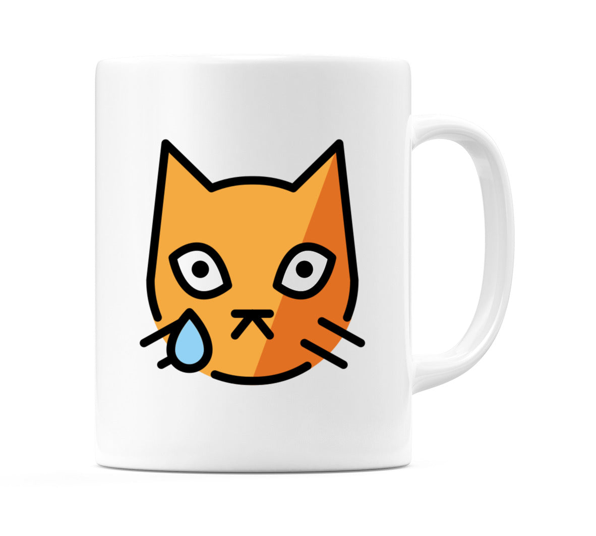Crying Cat Emoji Mug