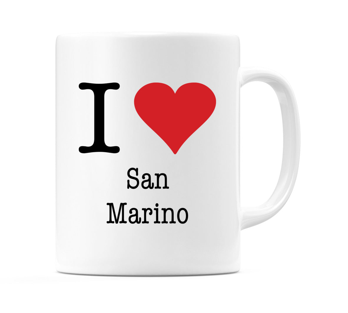 I Love San Marino Mug