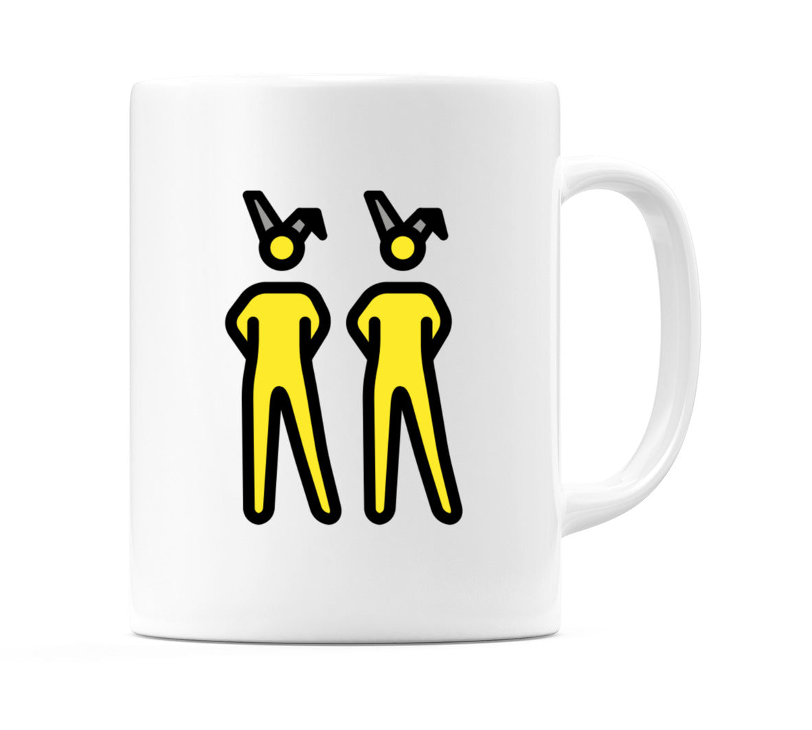 People With Bunny Ears Emoji Mug