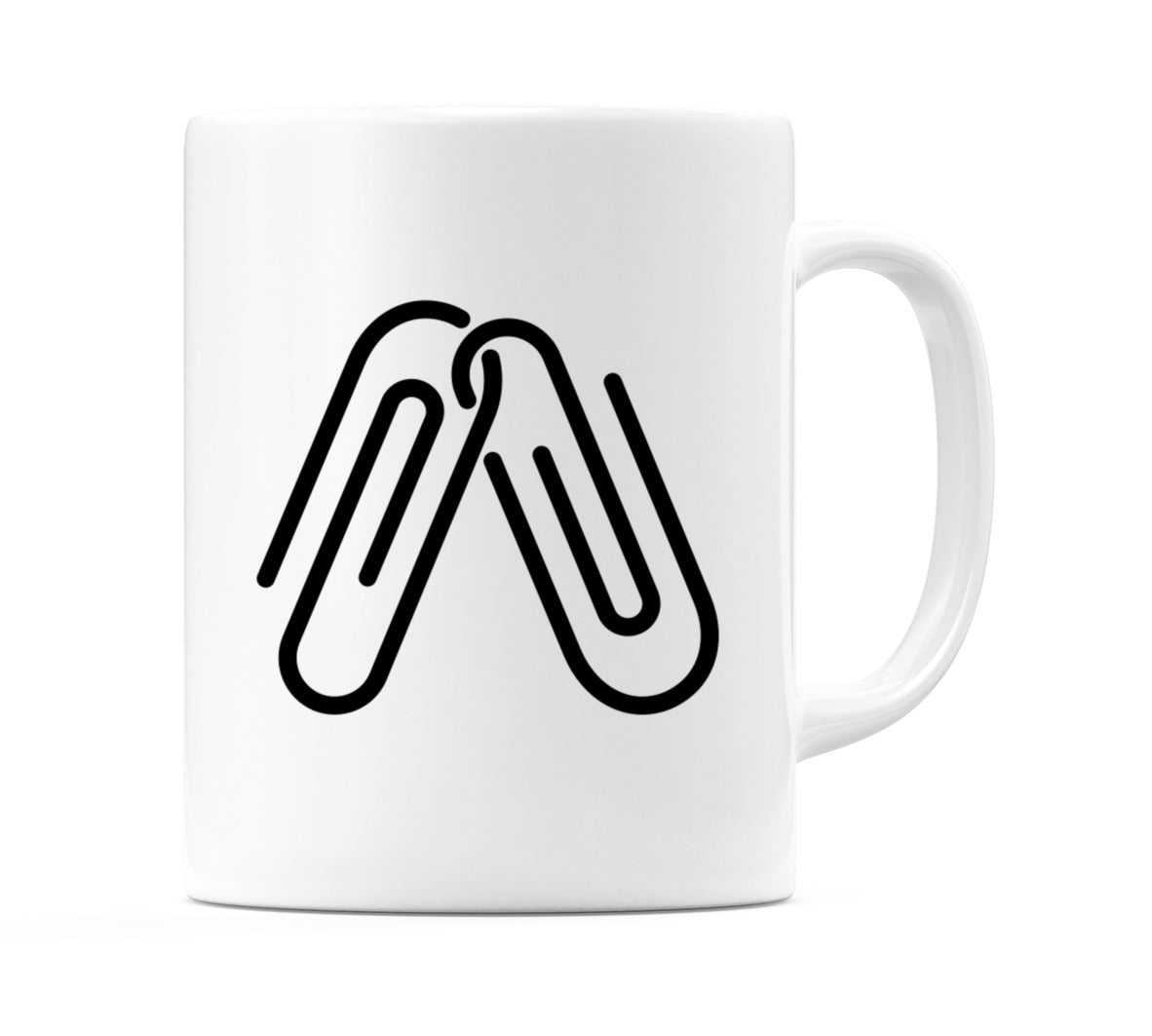 Linked Paperclips Emoji Mug