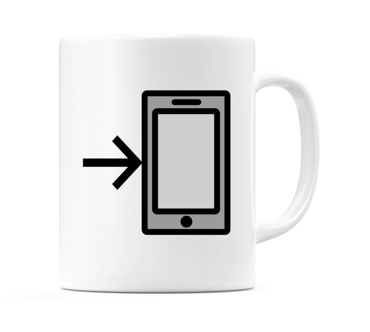 Mobile Phone With Arrow Emoji Mug