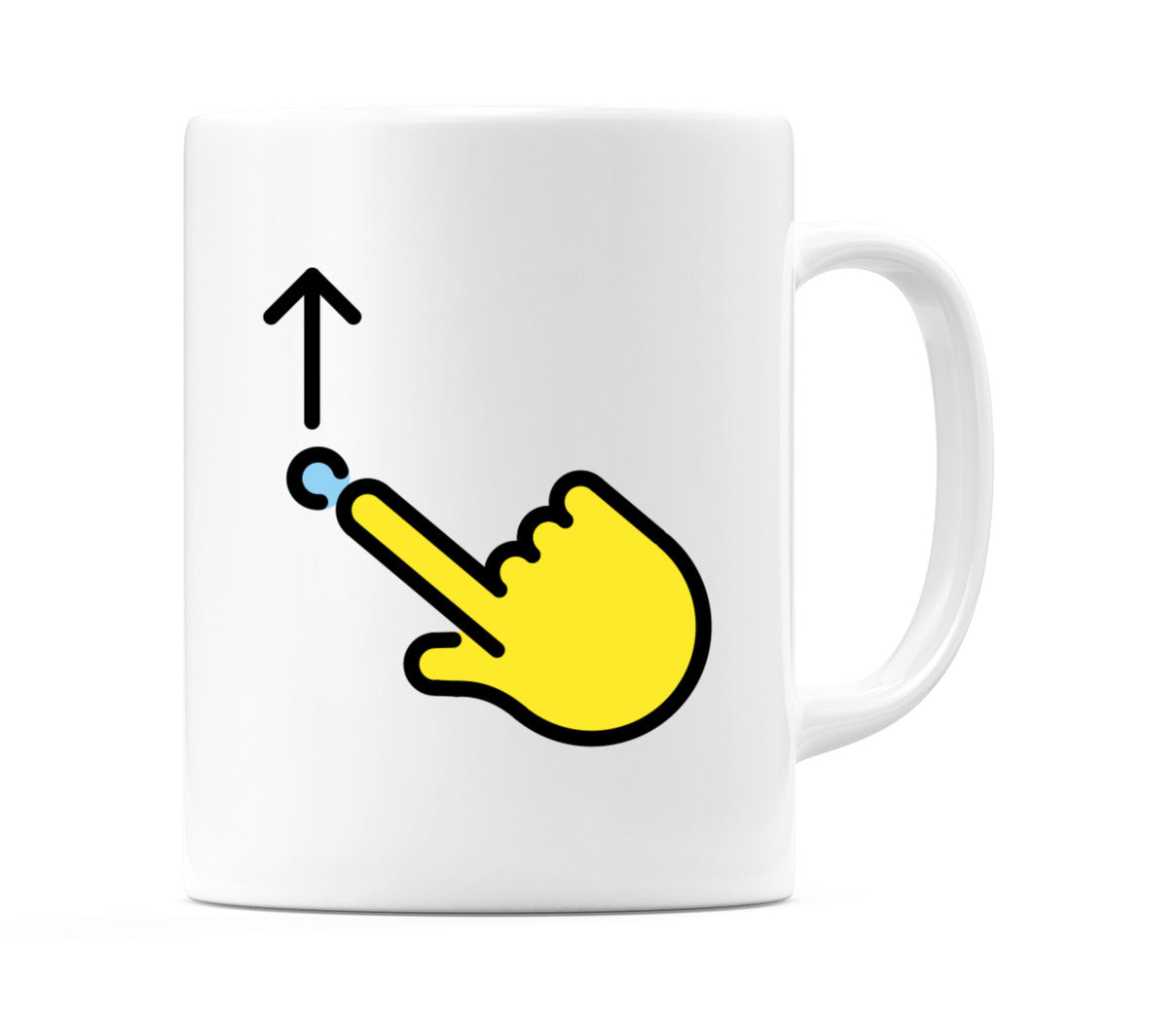 Swipe Up Emoji Mug