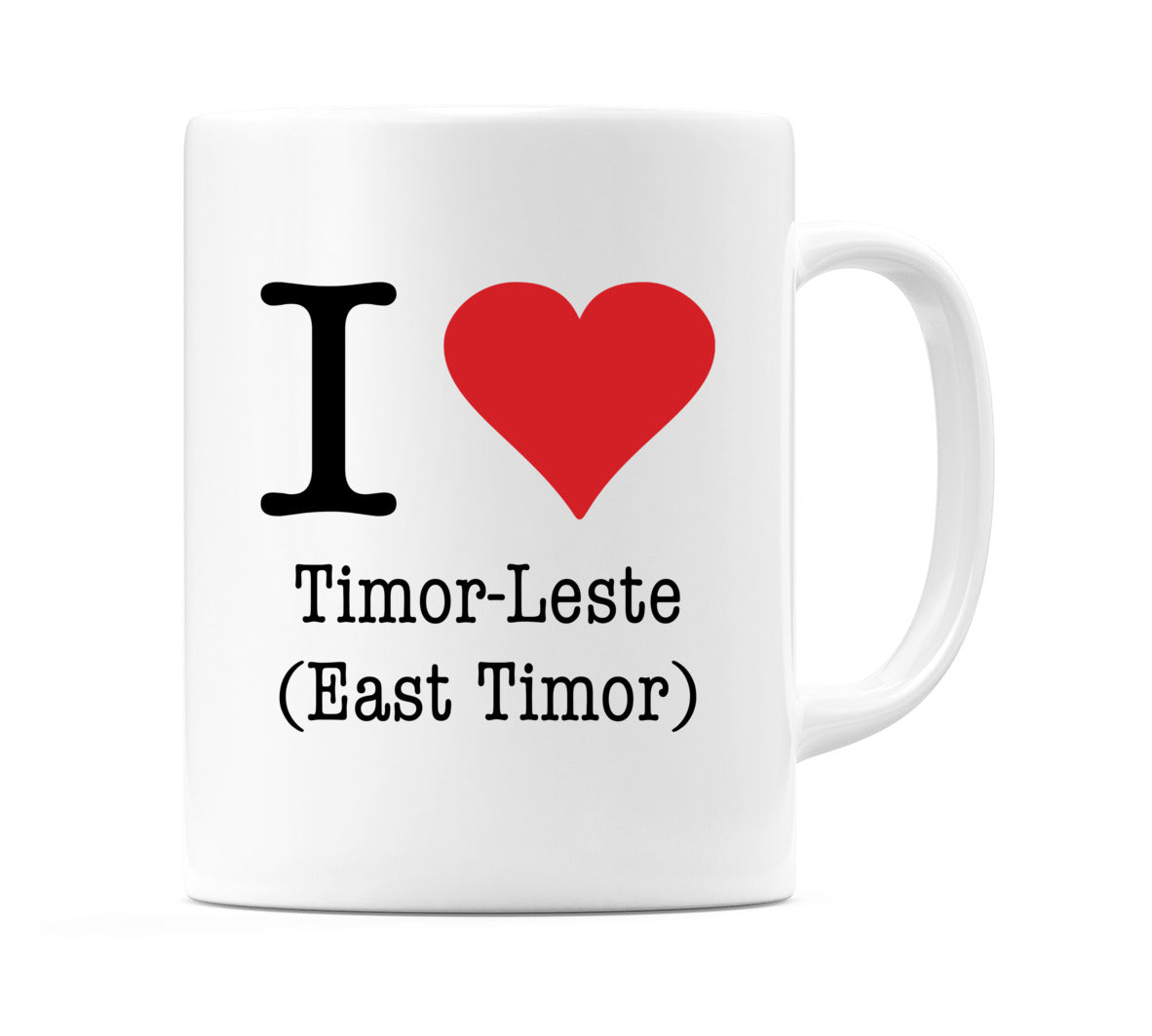 I Love Timor-Leste (East Timor) Mug