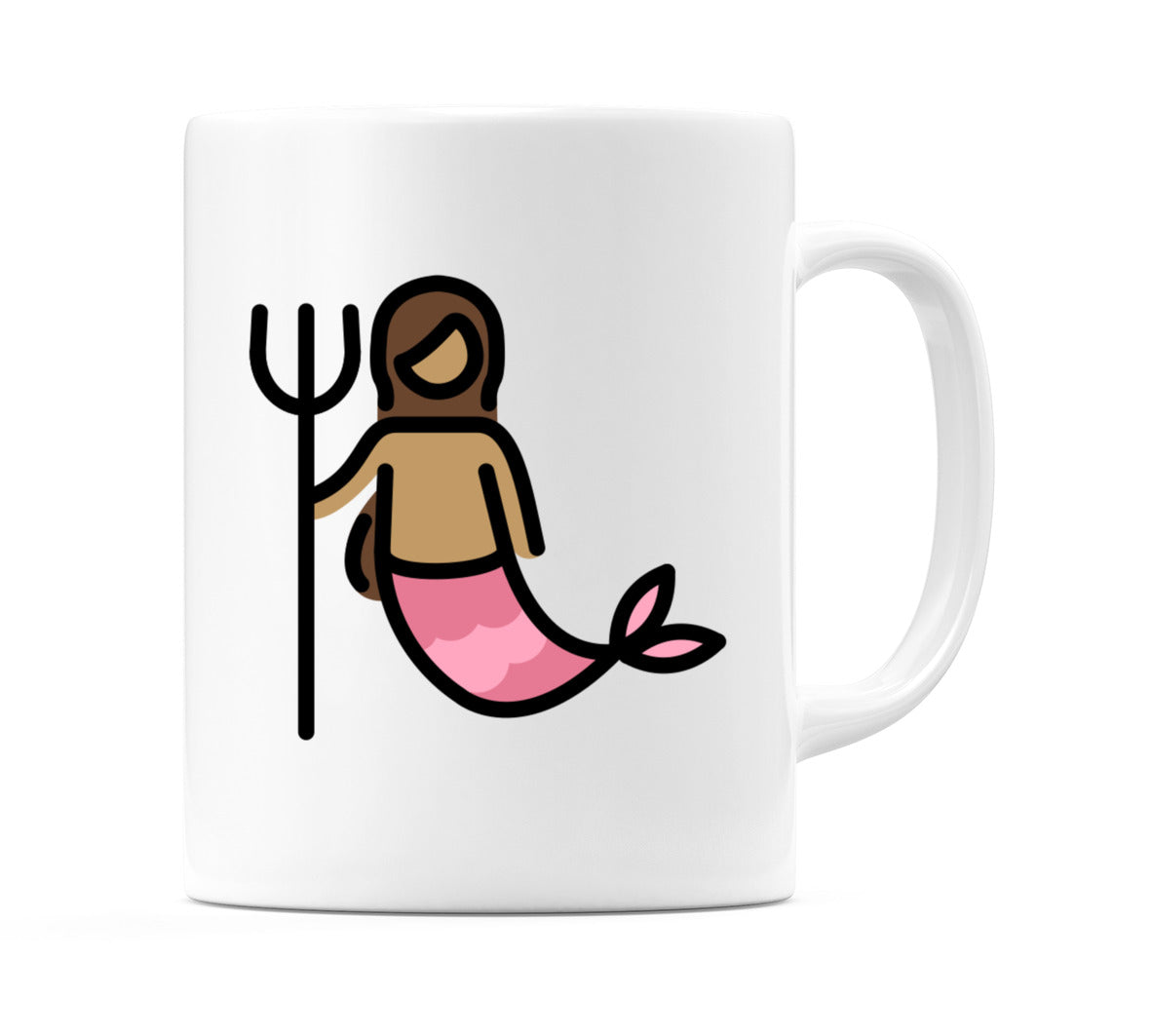 Mermaid: Medium Skin Tone Emoji Mug