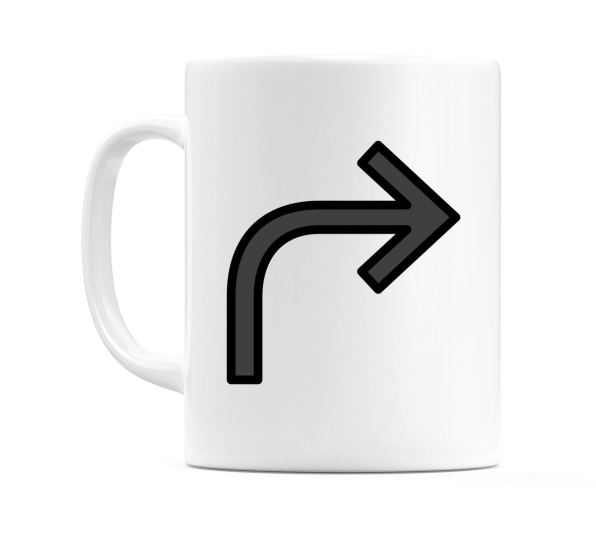 Arrow Turn Right Emoji Mug
