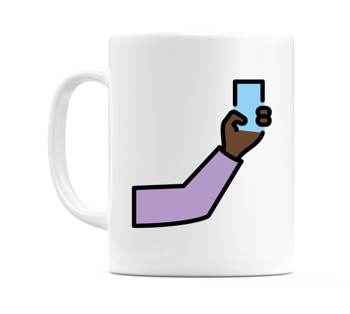 Selfie: Dark Skin Tone Emoji Mug