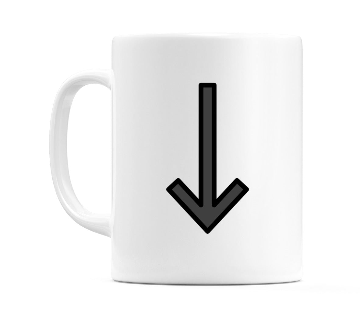 Down Arrow Emoji Mug