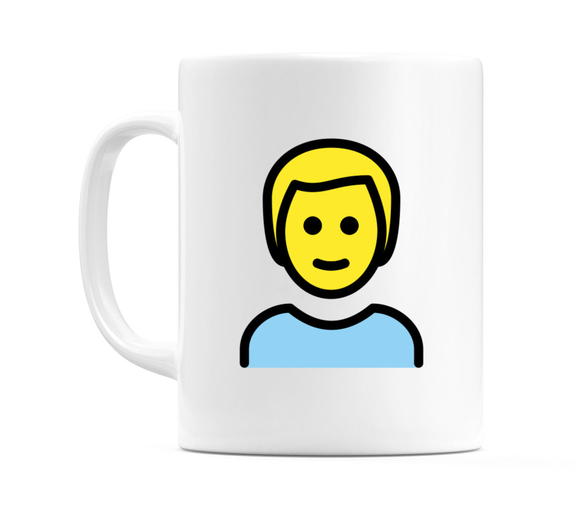 Male: Blond Hair Emoji Mug