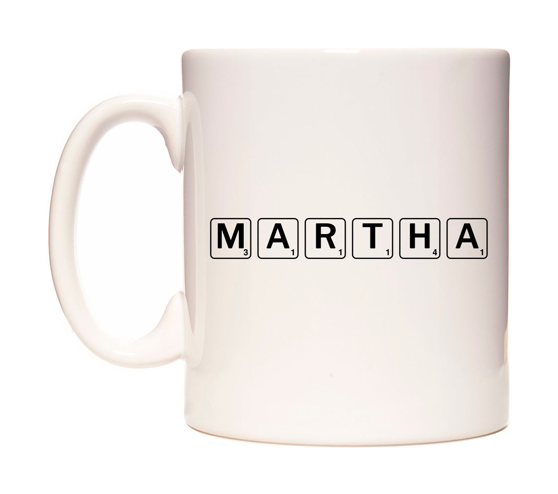 Martha - Scrabble Themed Mug