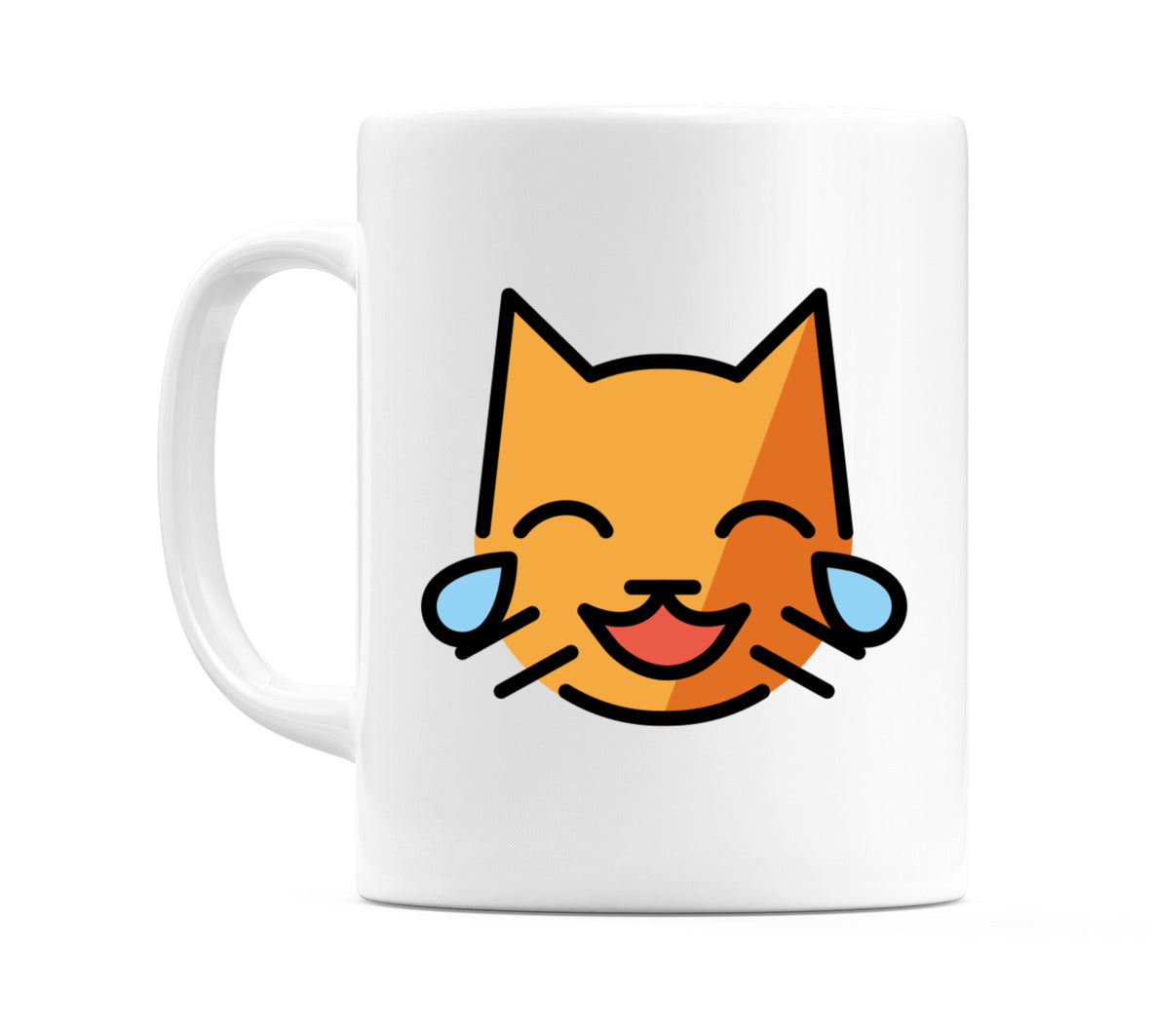 Cat With Tears Of Joy Emoji Mug