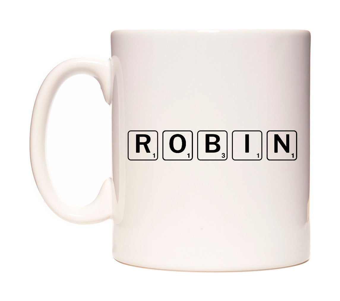 Robin - Scrabble Themed Mug