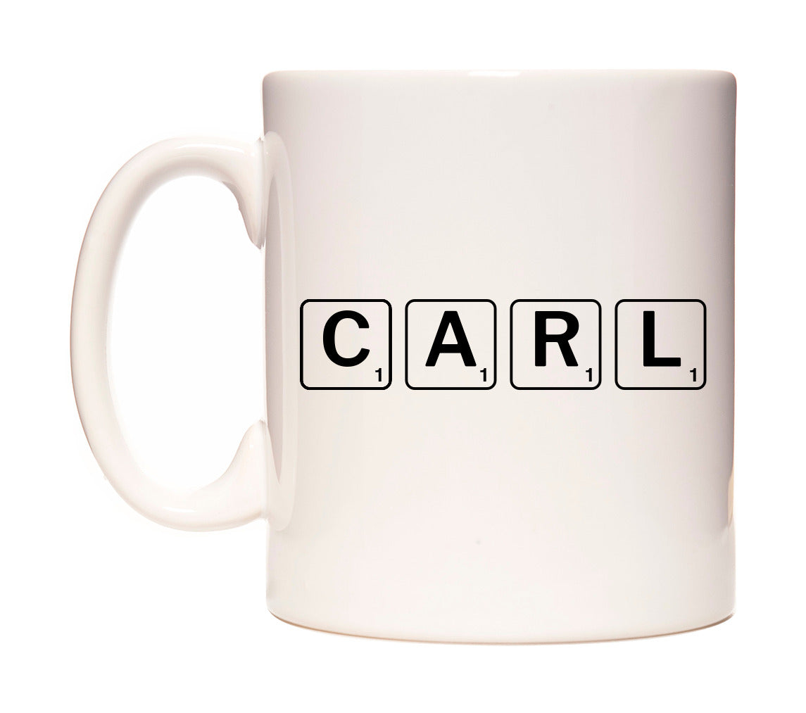 Carl - Scrabble Themed Mug