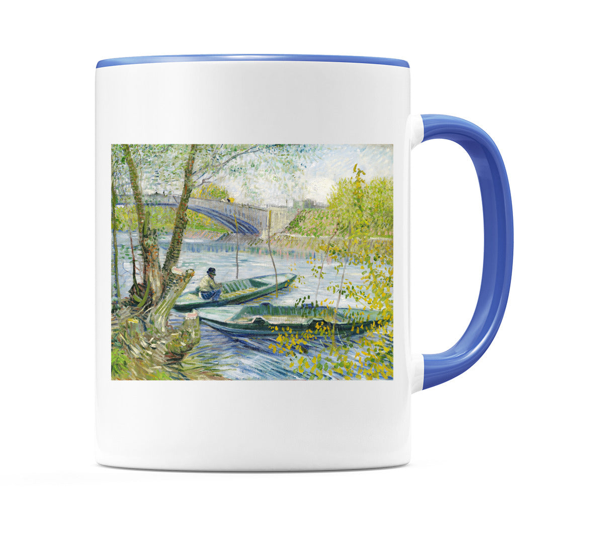 Fishing in Spring, the Pont de Clichy (1887) Mug