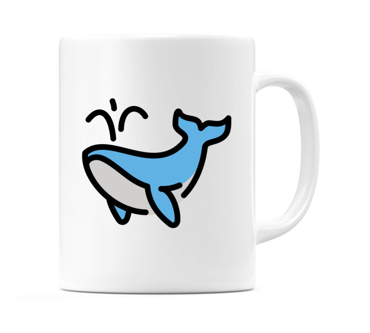 Spouting Whale Emoji Mug
