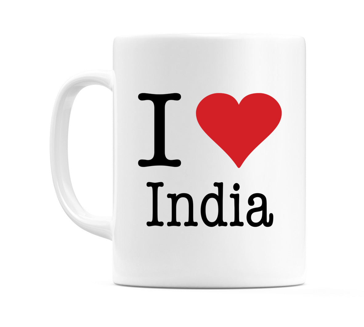 I Love India Mug