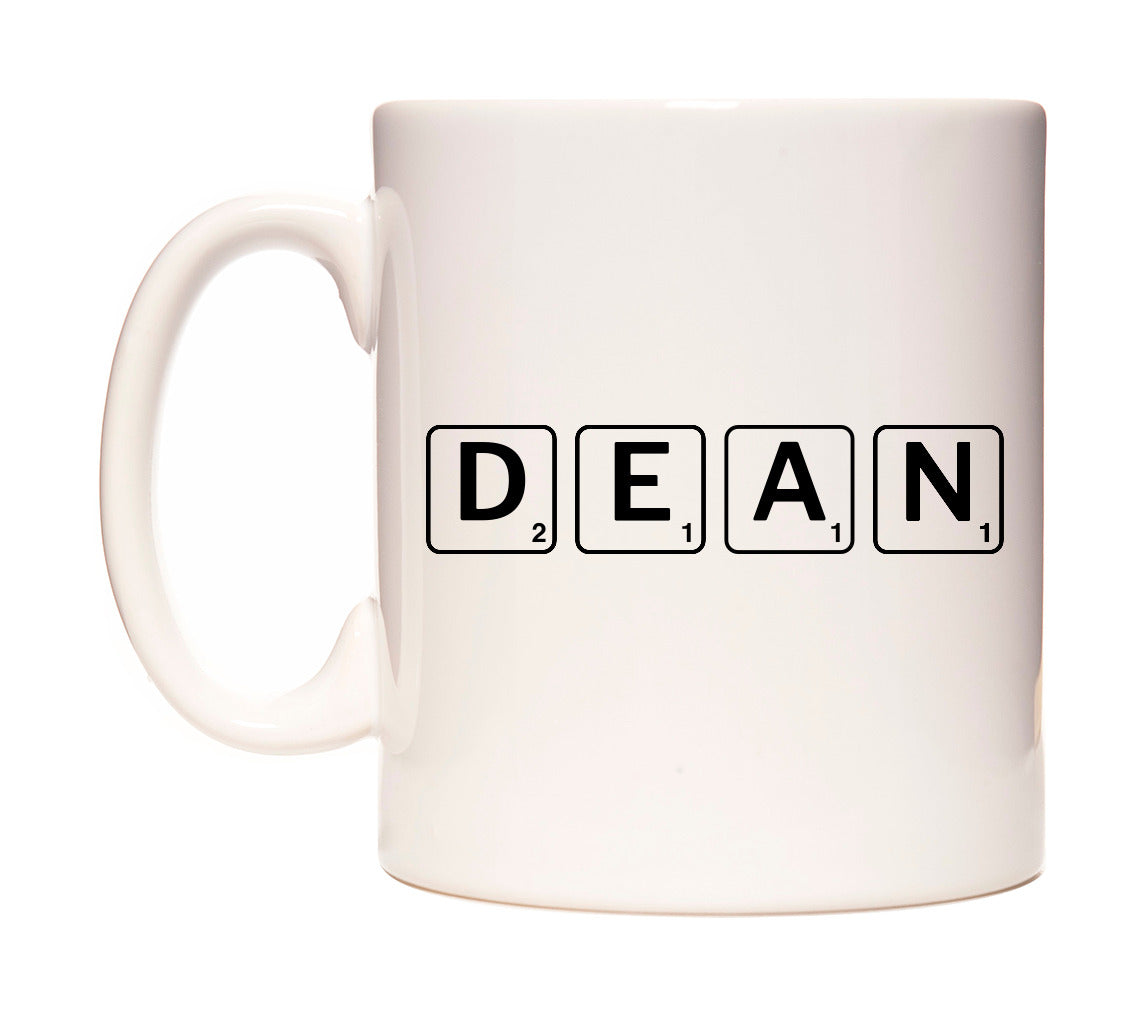 Dean - Scrabble Themed Mug