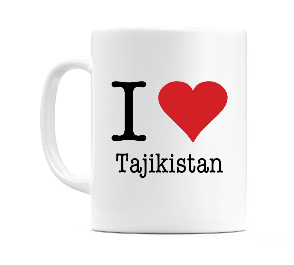 I Love Tajikistan Mug
