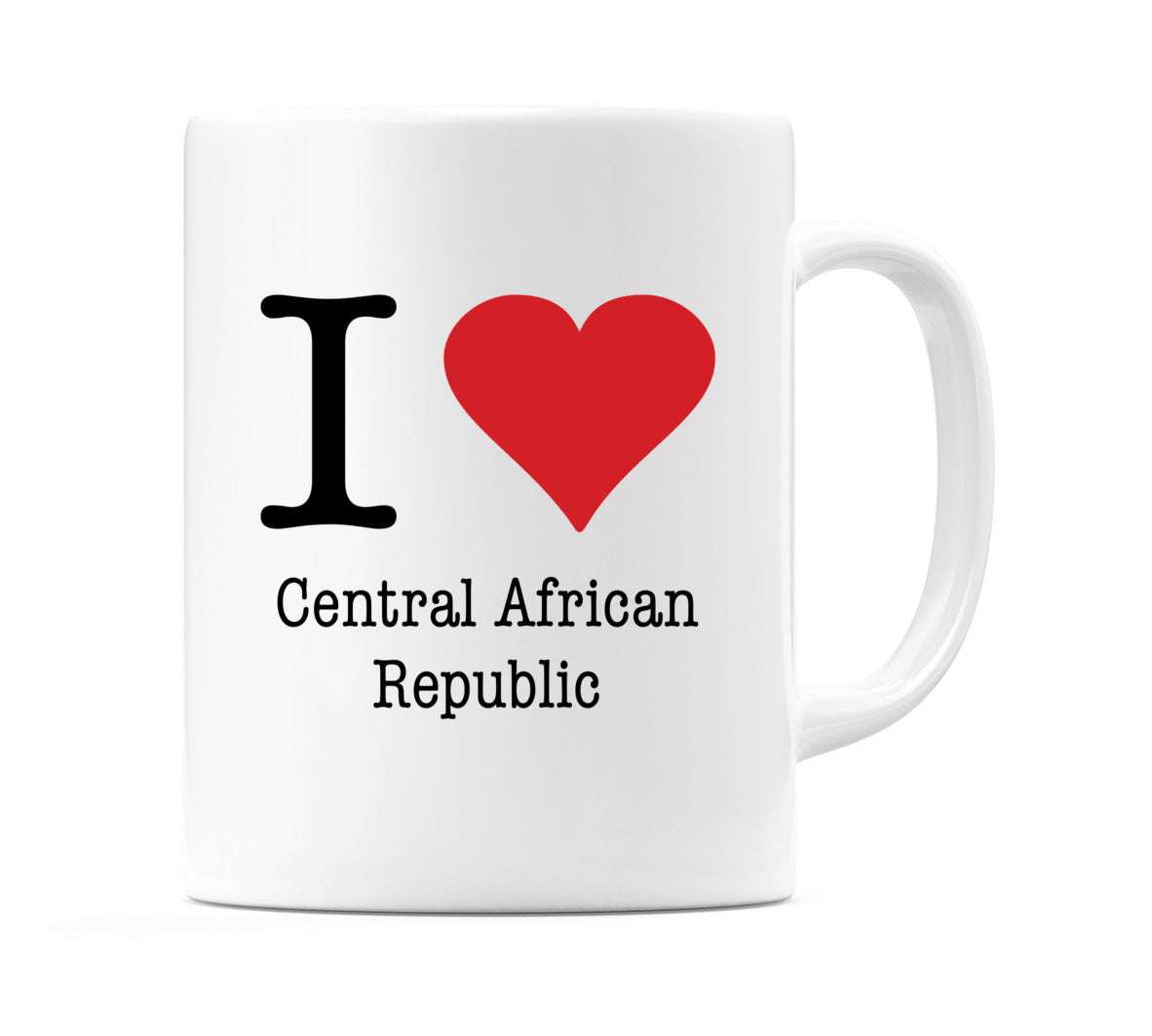 I Love Central African Republic Mug