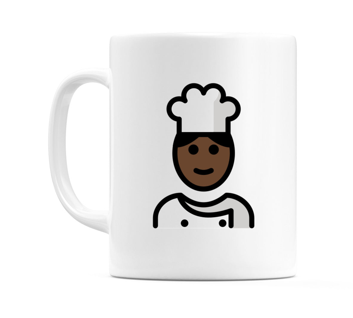 Male Cook: Dark Skin Tone Emoji Mug